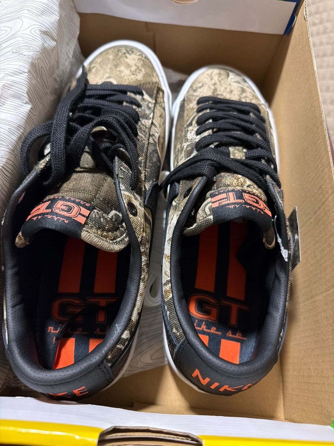 Nike SB Blazer Low GT "Camo" Skate Shoes Size 10.5 - photo 4
