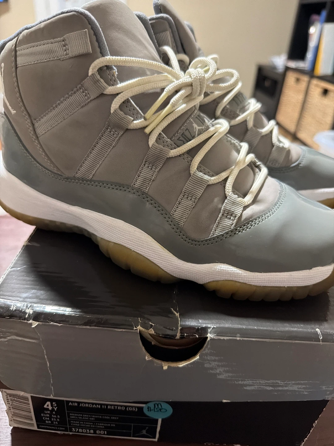 Air Jordan 11 Retro (GS) "Cool Grey" - photo 4