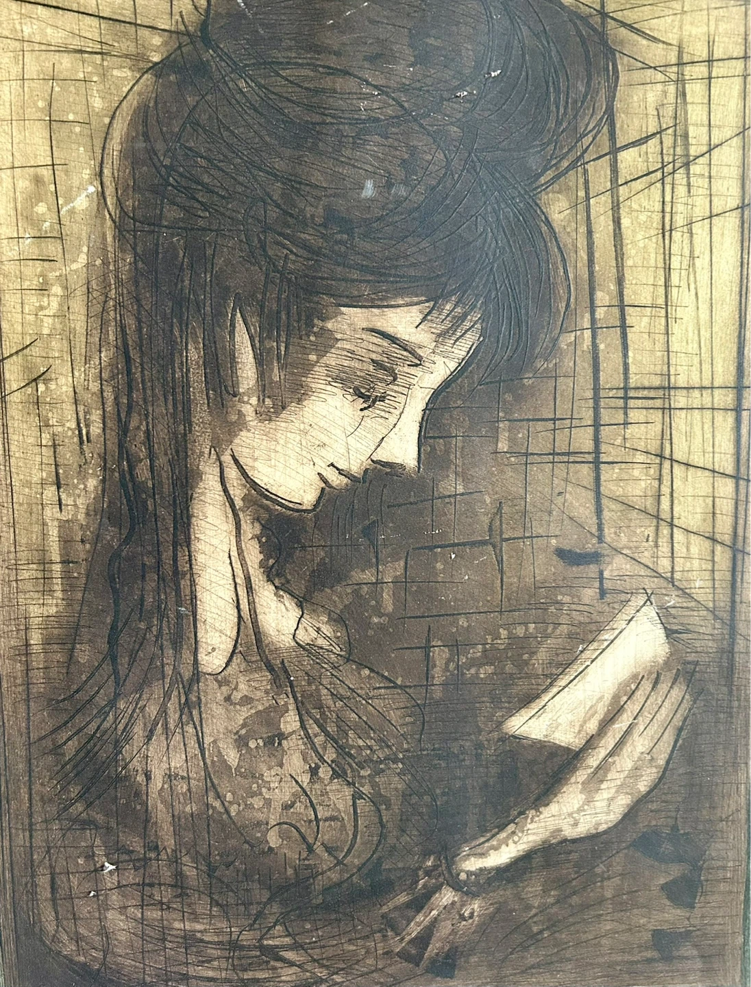 Collectible Art: Etienne Ret Etching from 1963 - photo 2