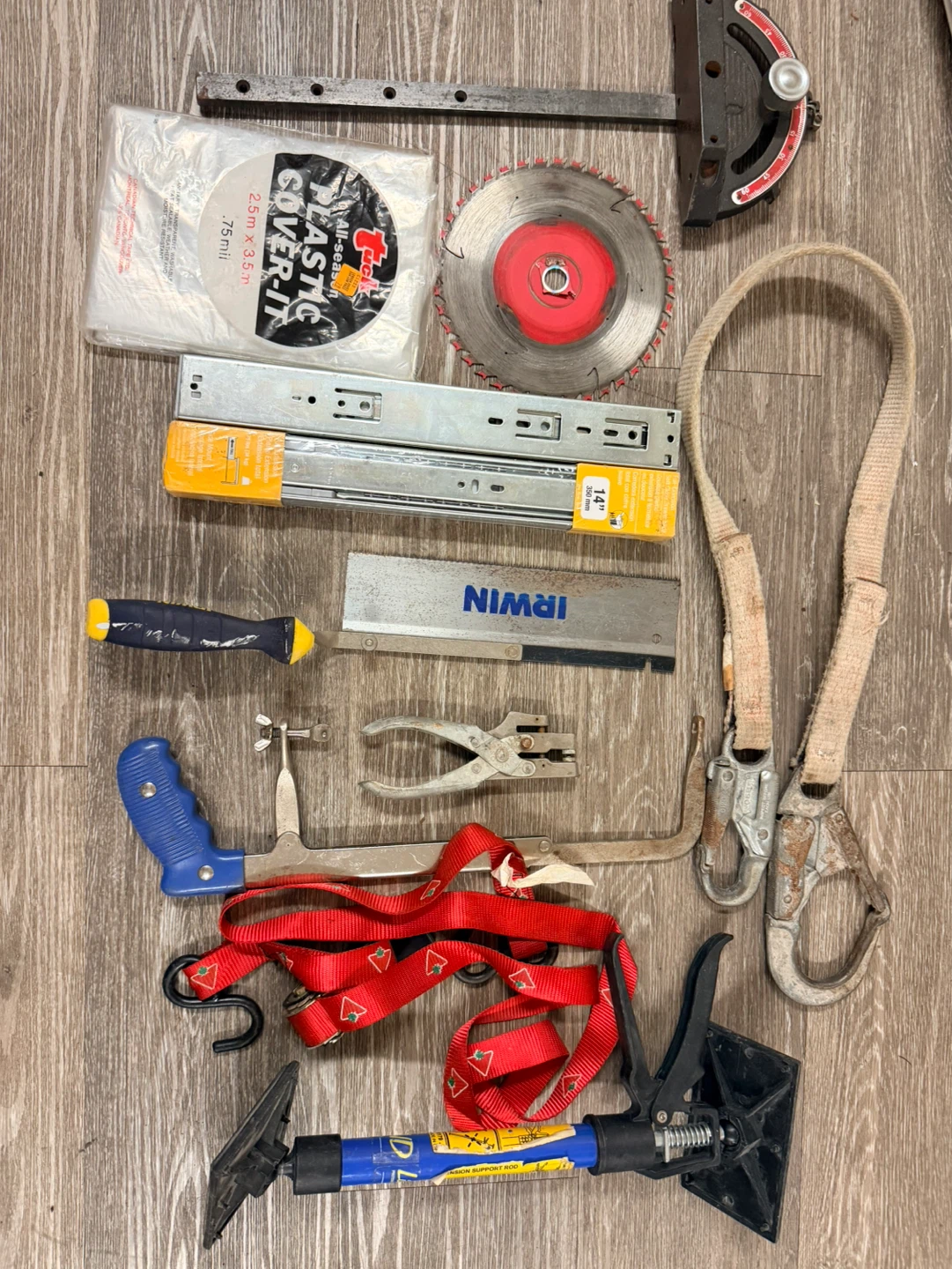 Assorted Tools and Safety Gear Lot