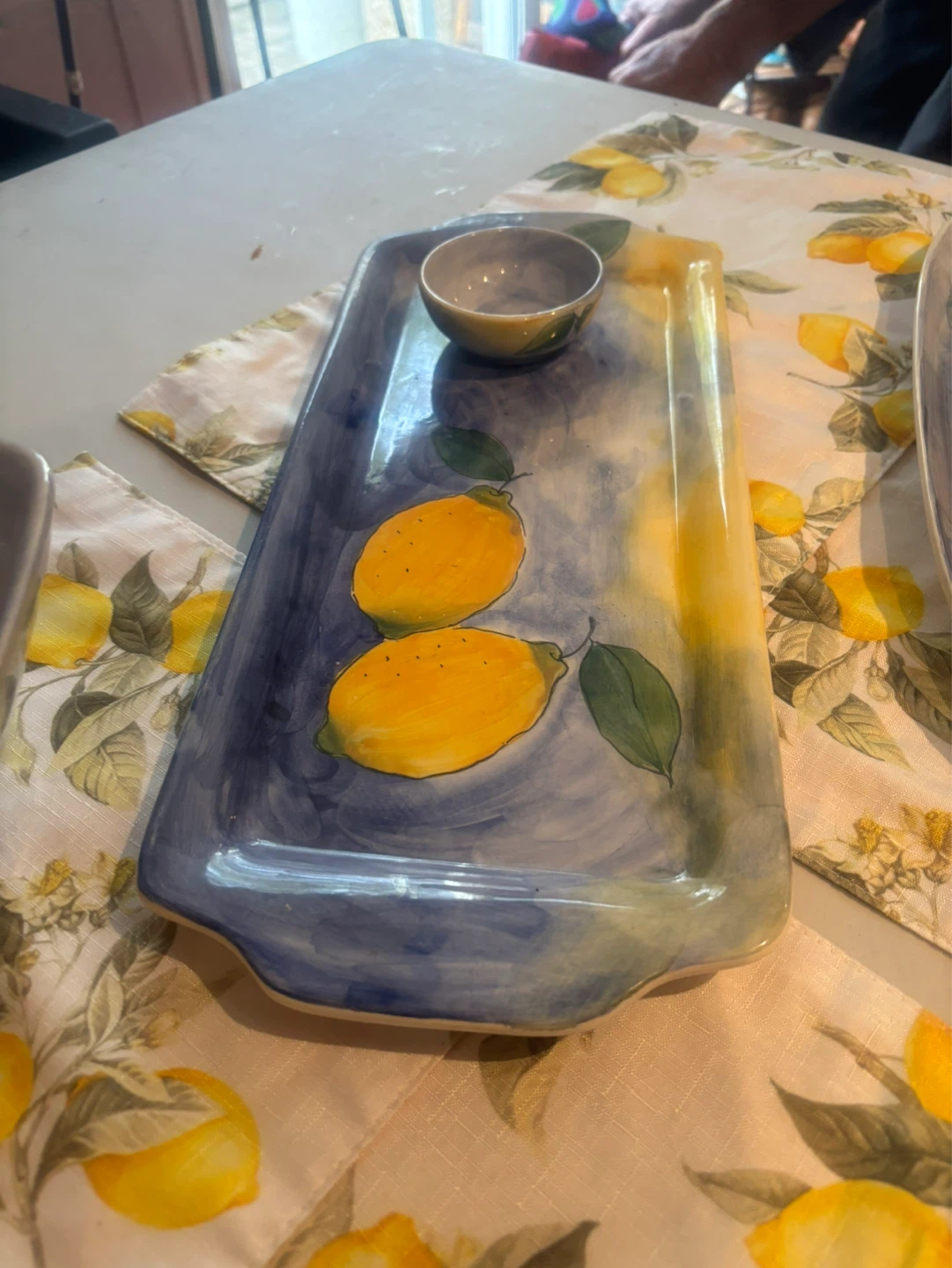 Farval Portugal Hand Painted Lemon Ceramic Set - photo 2