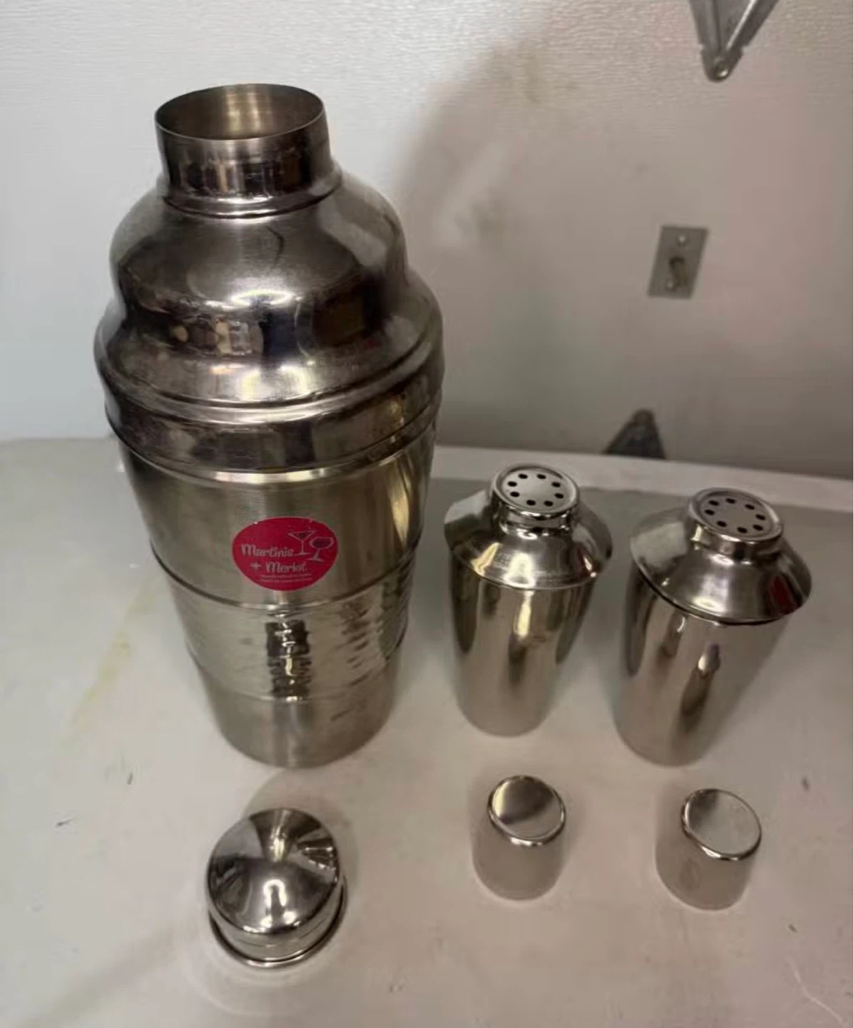 Martini + Merlot Cocktail Shaker Set - photo 2