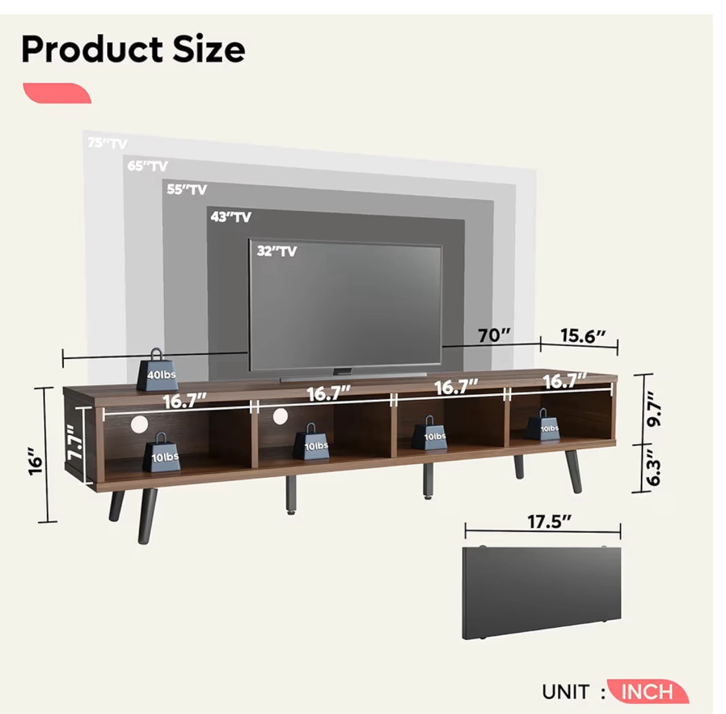 TV Stand- Mid-Century Modern Style - photo 2