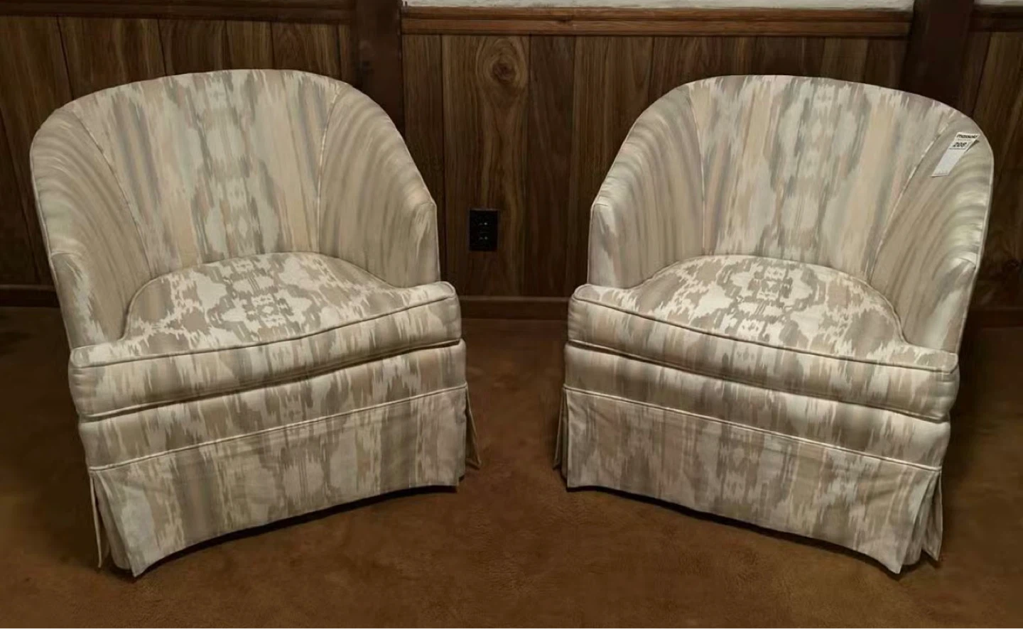 Pair of Upholstered Accent Chairs