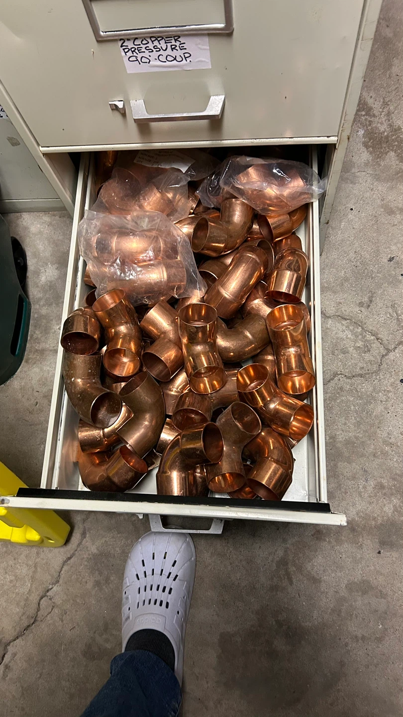 Assorted Copper Pipe Fittings - photo 3