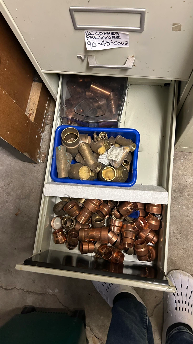 Assorted Copper Pipe Fittings