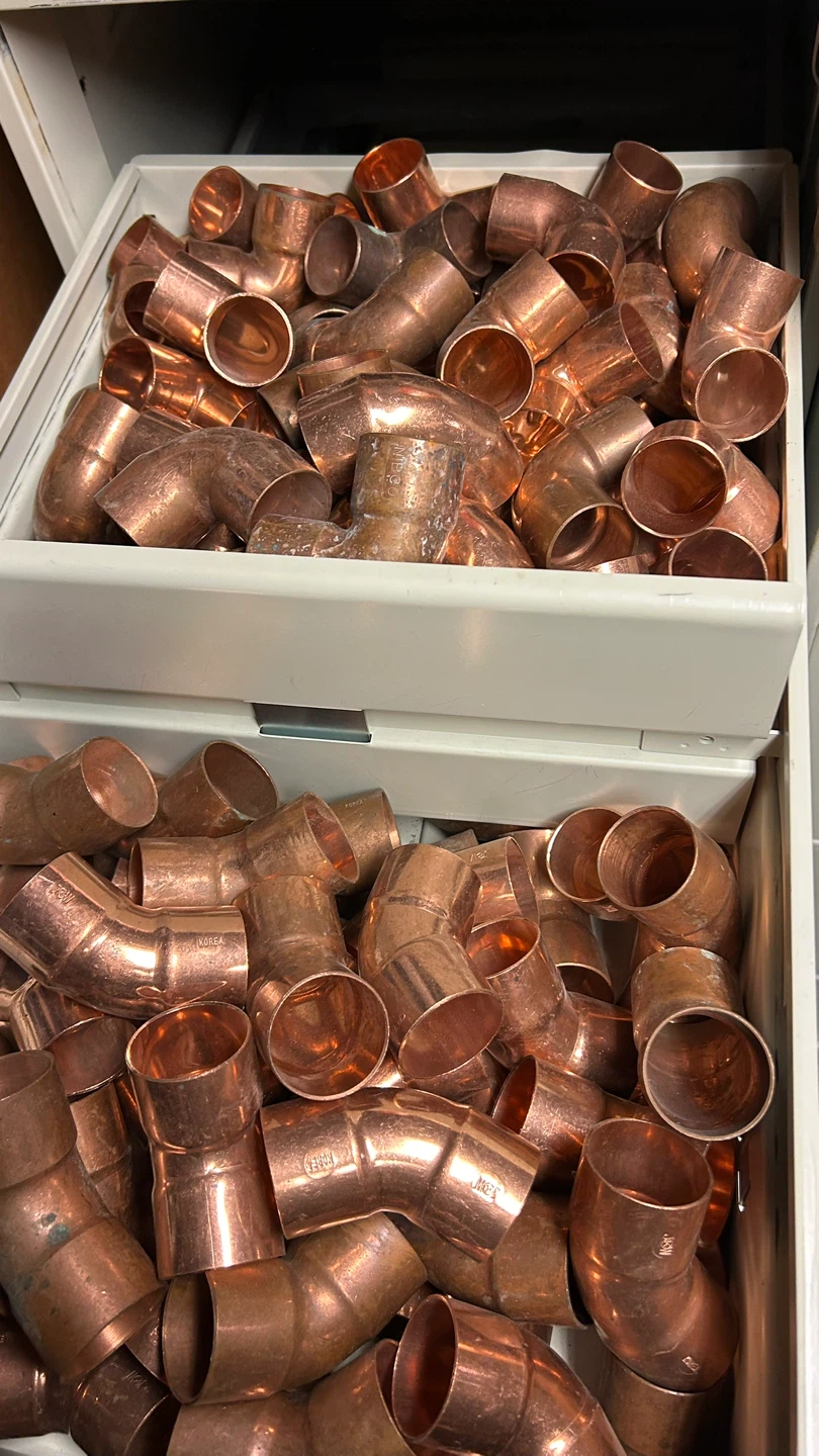Assorted Copper Pipe Fittings - photo 4