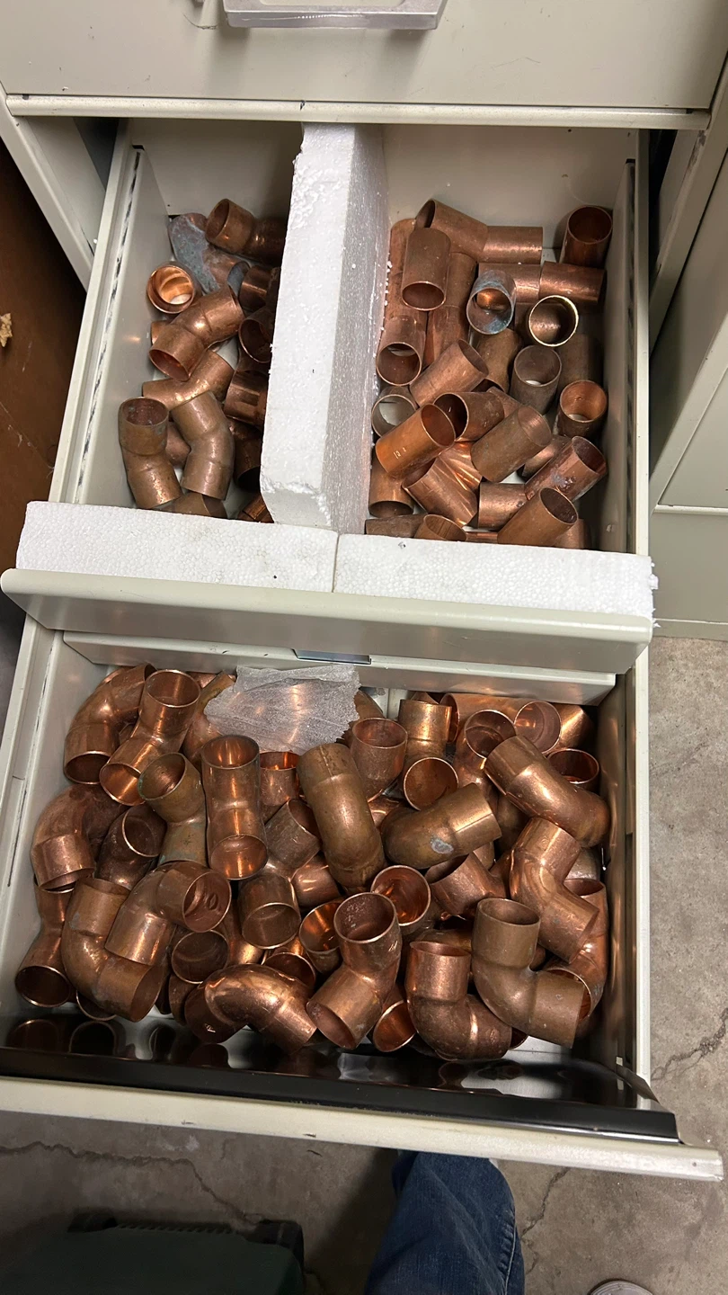 Assorted Copper Pipe Fittings - photo 2