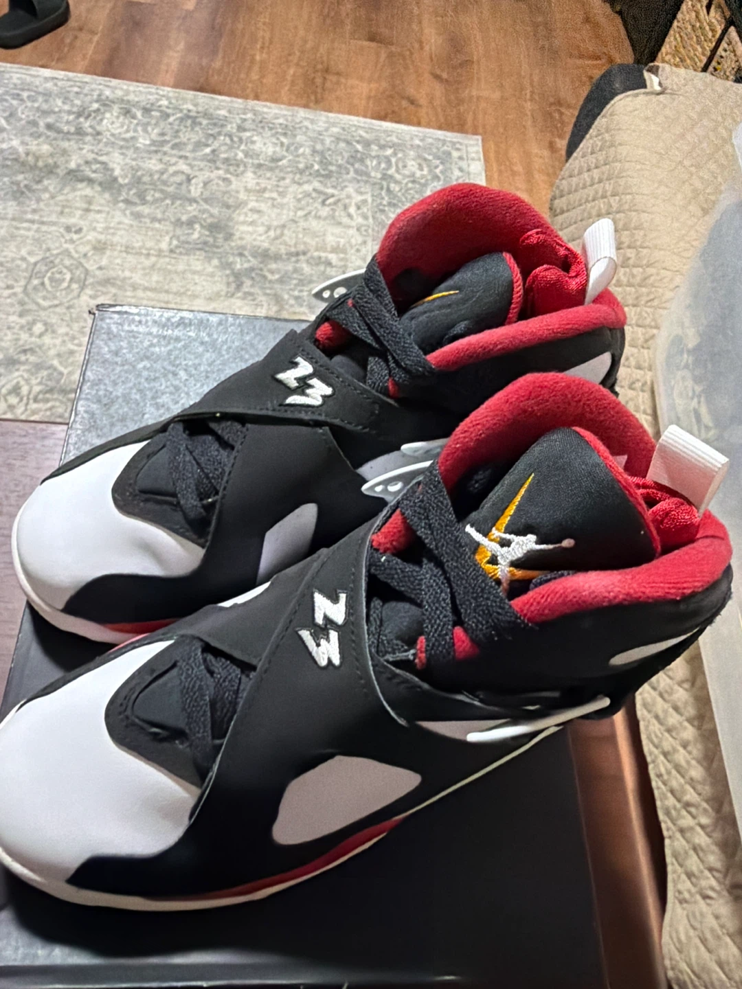 Air Jordan 8 Retro GS 'Playoff' Size 5Y - photo 4