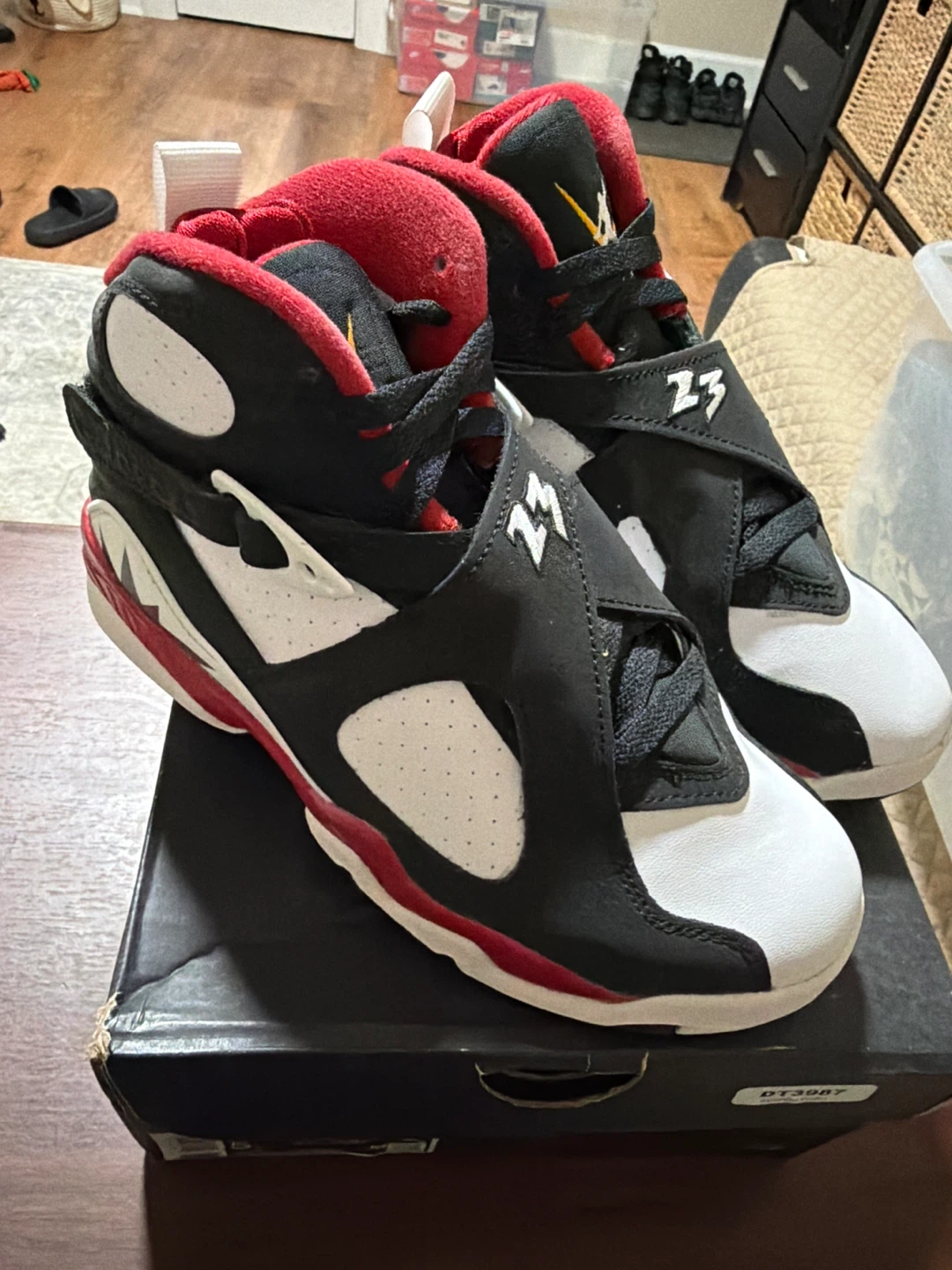 Air Jordan 8 Retro GS 'Playoff' Size 5Y