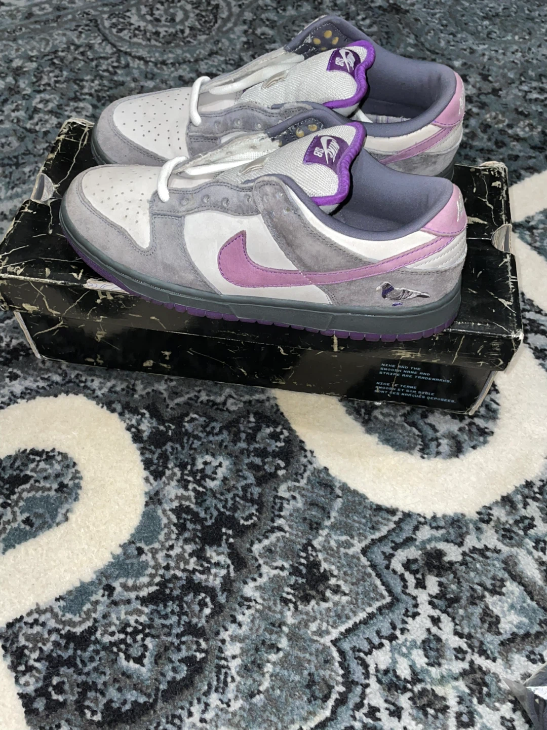 Nike SB Dunk Low Purple Pigeon (2006) Size 8 - photo 4