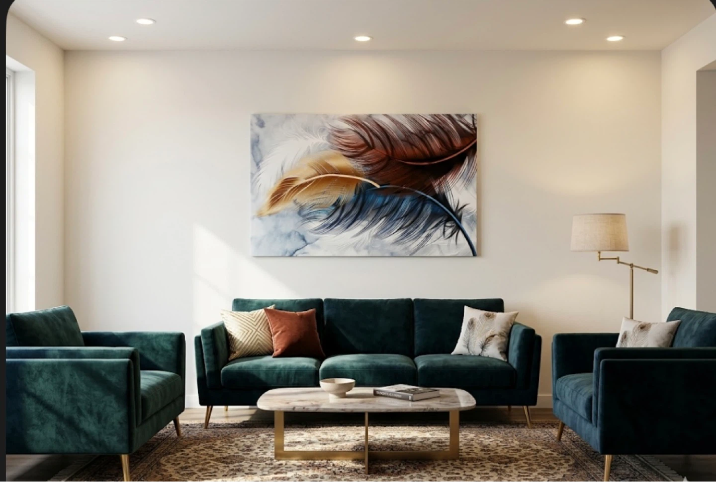Large Canvas Wall Art - Running Horses - photo 5