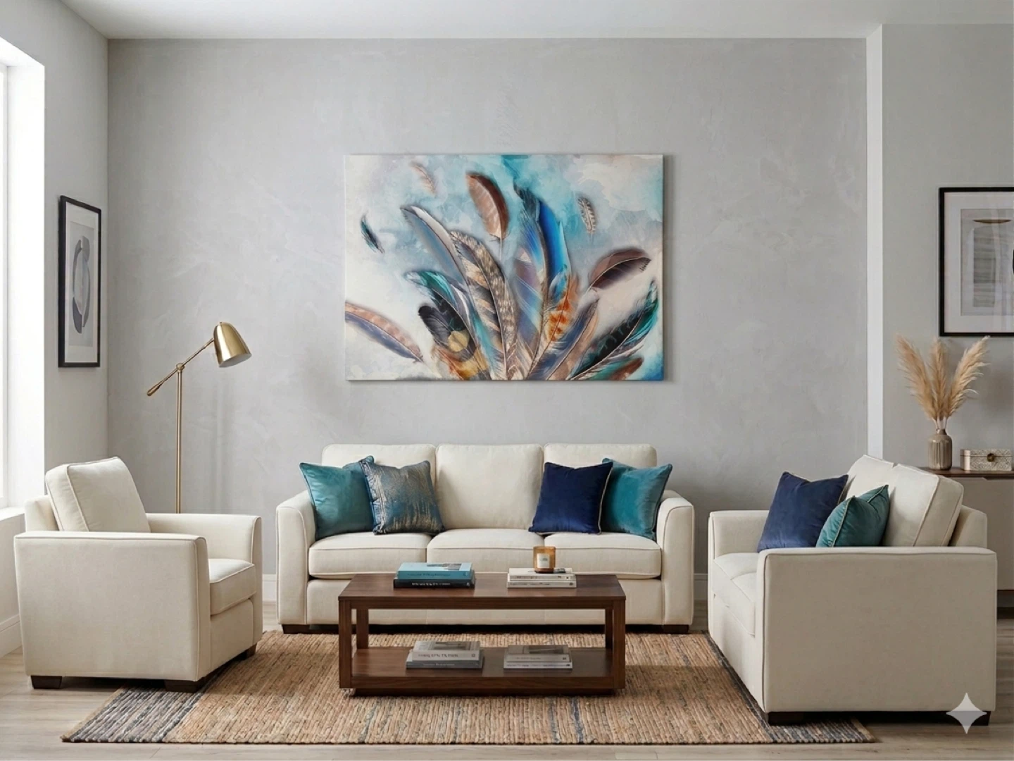 Large Canvas Wall Art - Running Horses