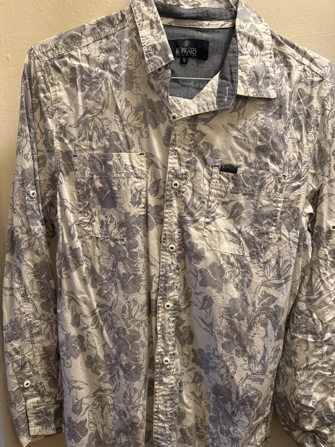 Buffalo David Bitton Men's Button-Up Shirt - Size Large