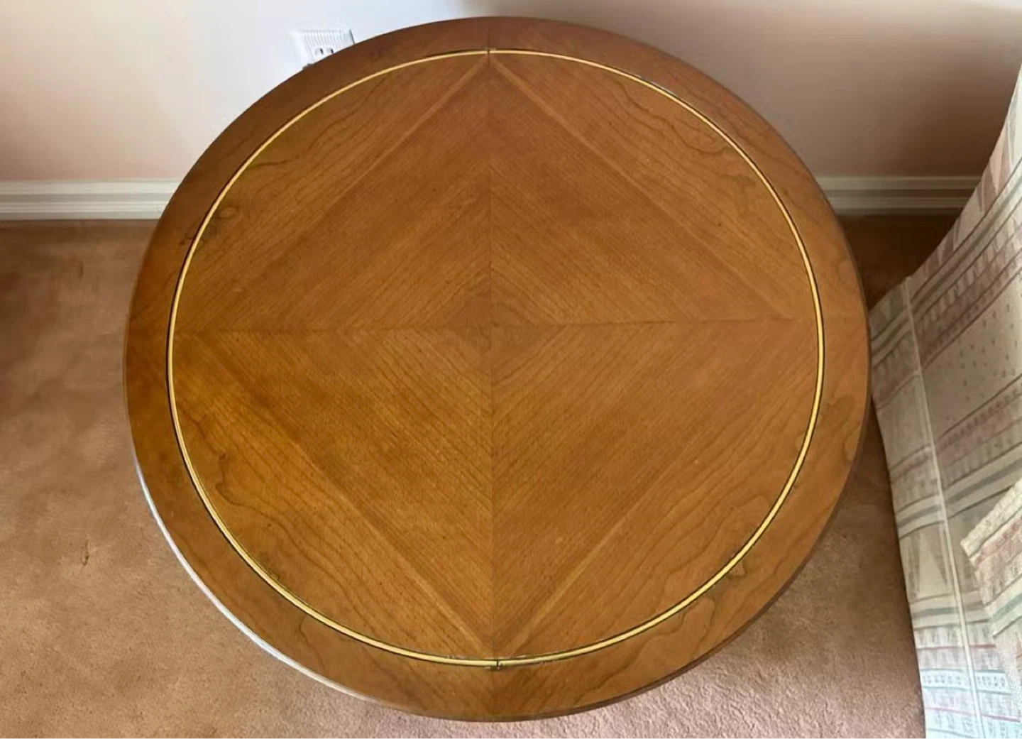 Vintage Hexagonal End Table - photo 2