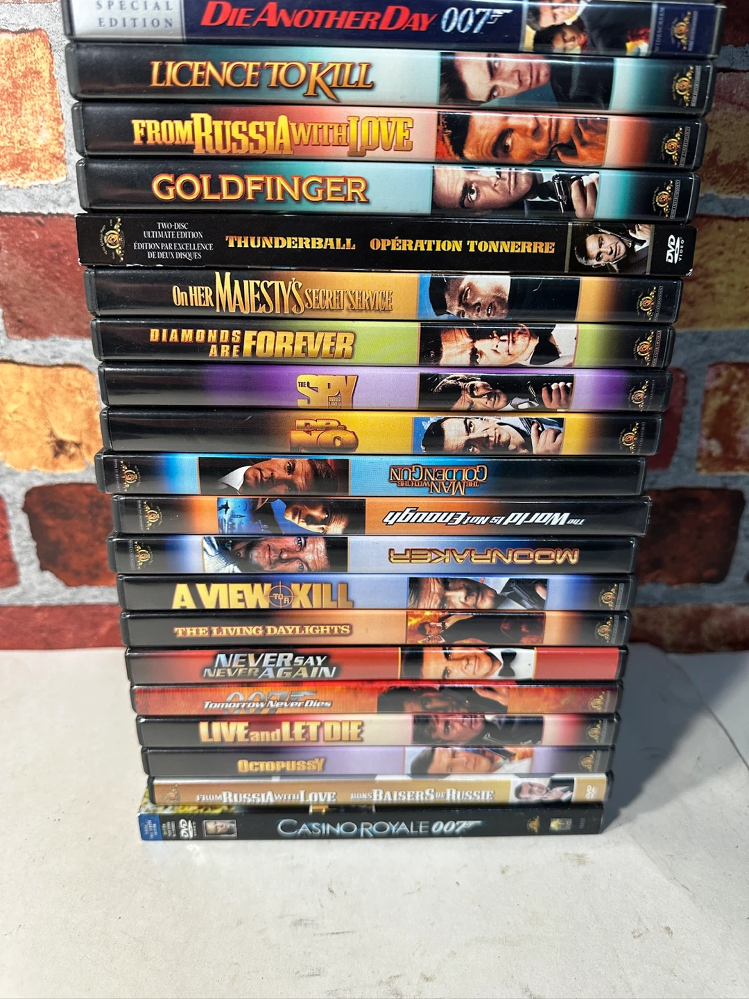 James Bond DVD Collection 27 Movies - photo 3