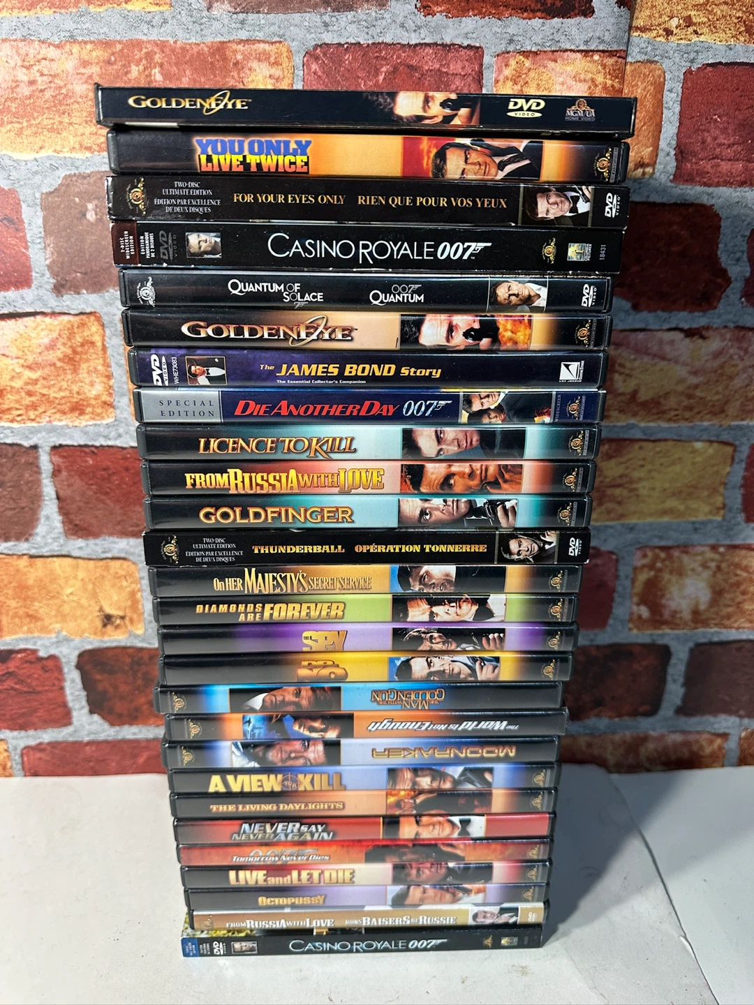 James Bond DVD Collection 27 Movies
