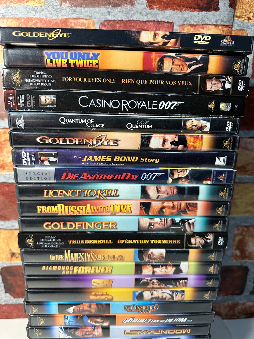 James Bond DVD Collection 27 Movies - photo 2