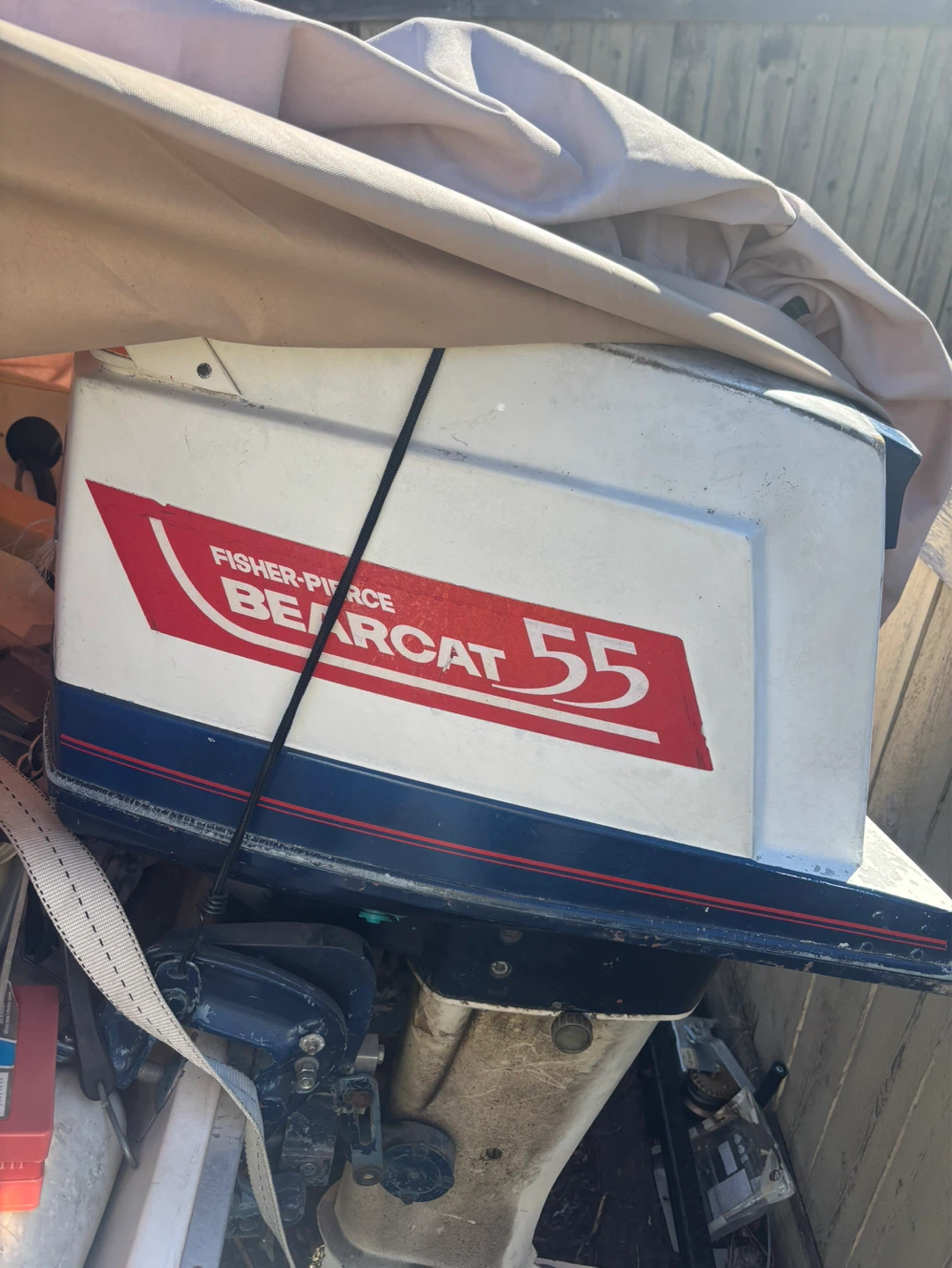 15’ Fiberglass Boat with Fisher-Pierce Bearcat 55 Outboard Motor - photo 3