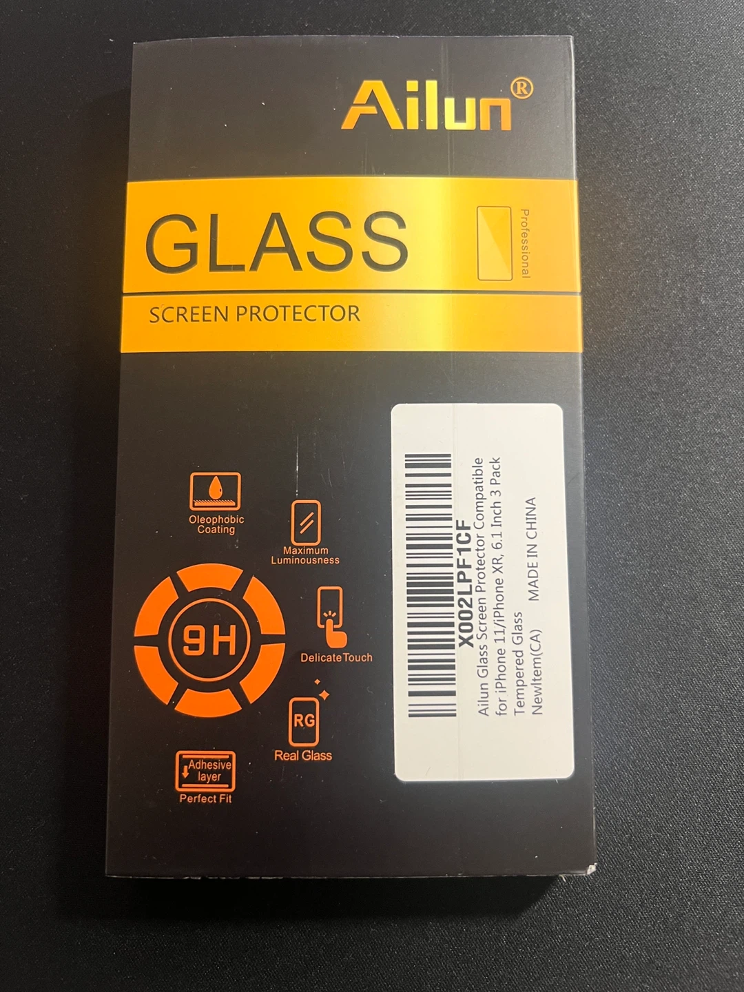 iPhone 11/XR 6.1 Inch Screen Protector - 3 Pack