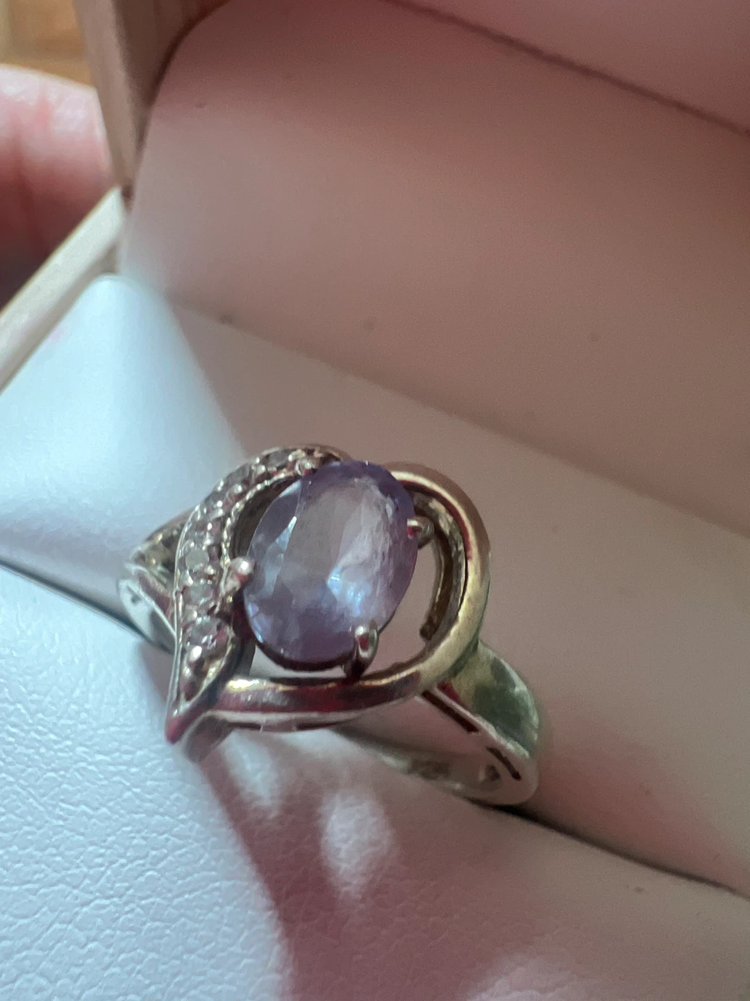 925 Sterling Silver tanzanite ring