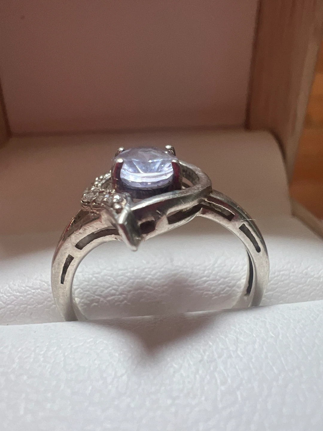 925 Sterling Silver tanzanite ring - photo 4