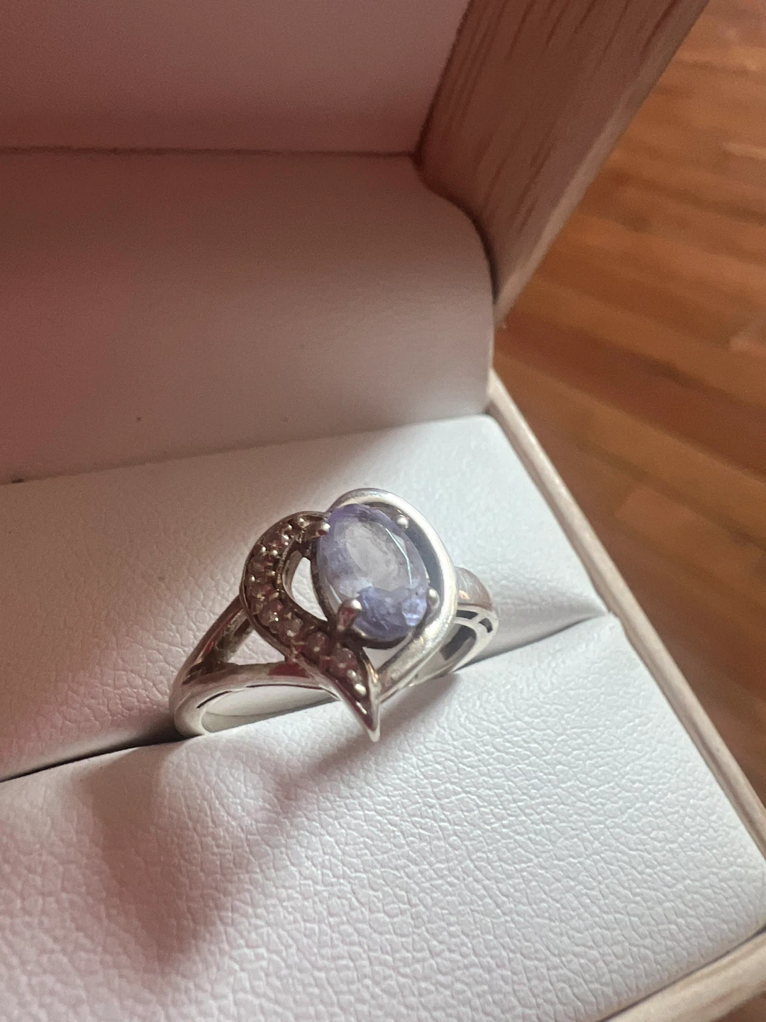 925 Sterling Silver tanzanite ring - photo 5