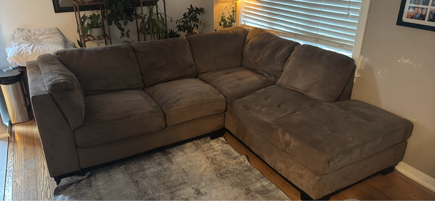 Brown Sectional Sofa