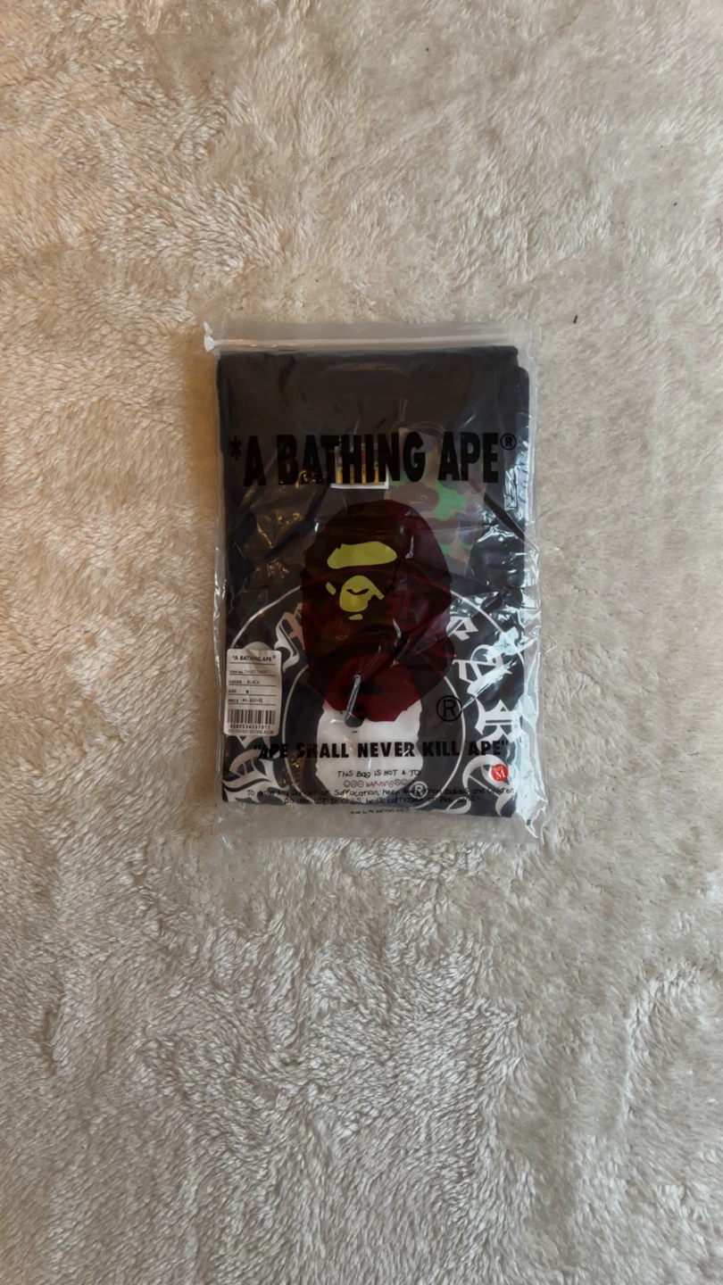 A Bathing Ape x Chrome Hearts Black T-Shirt