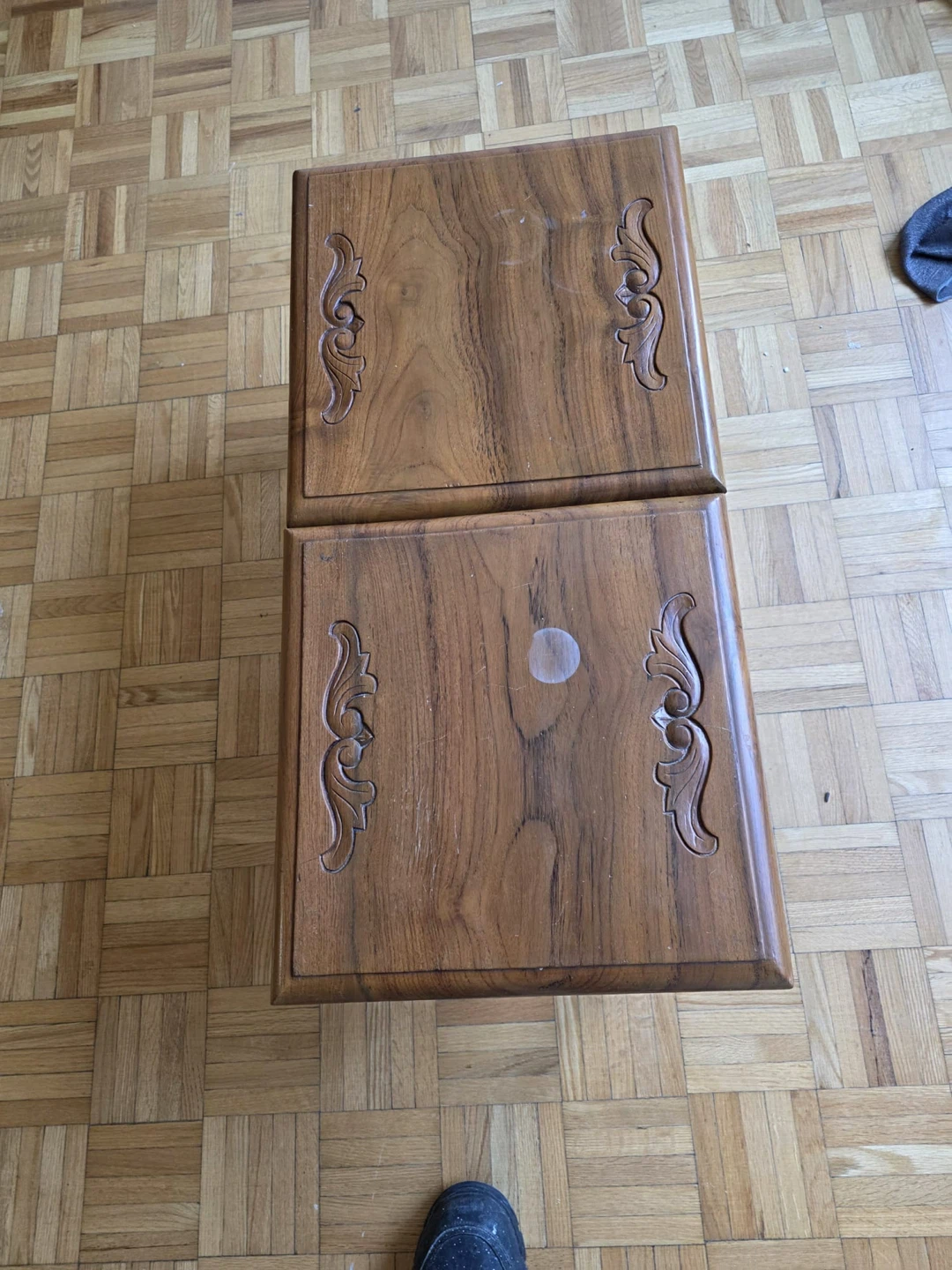 Set of 2 Wood Side Tables - photo 5