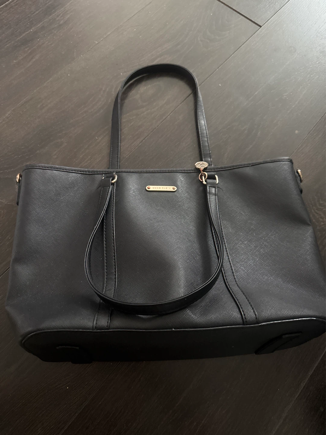 Anne Klein Black Tote Bag