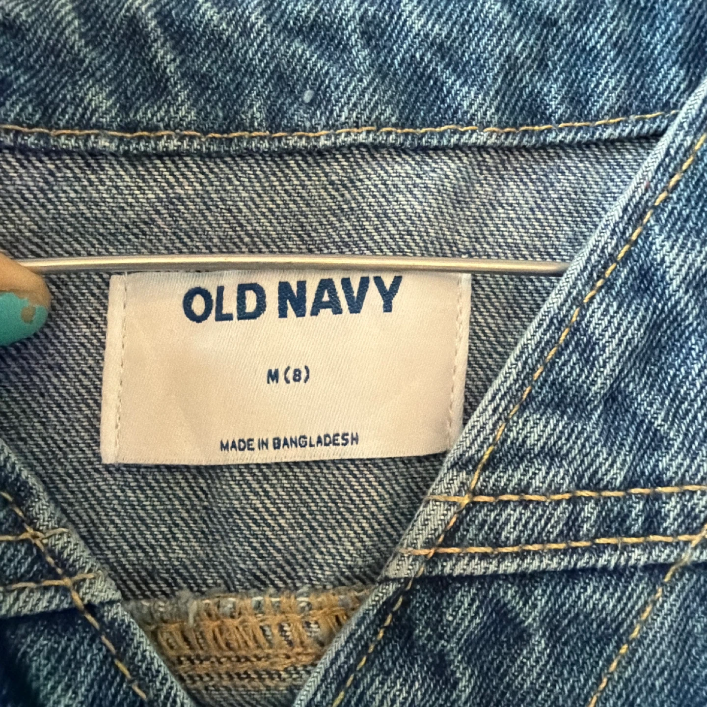 New Old Navy Girls  Denim dress Size 8 - photo 2