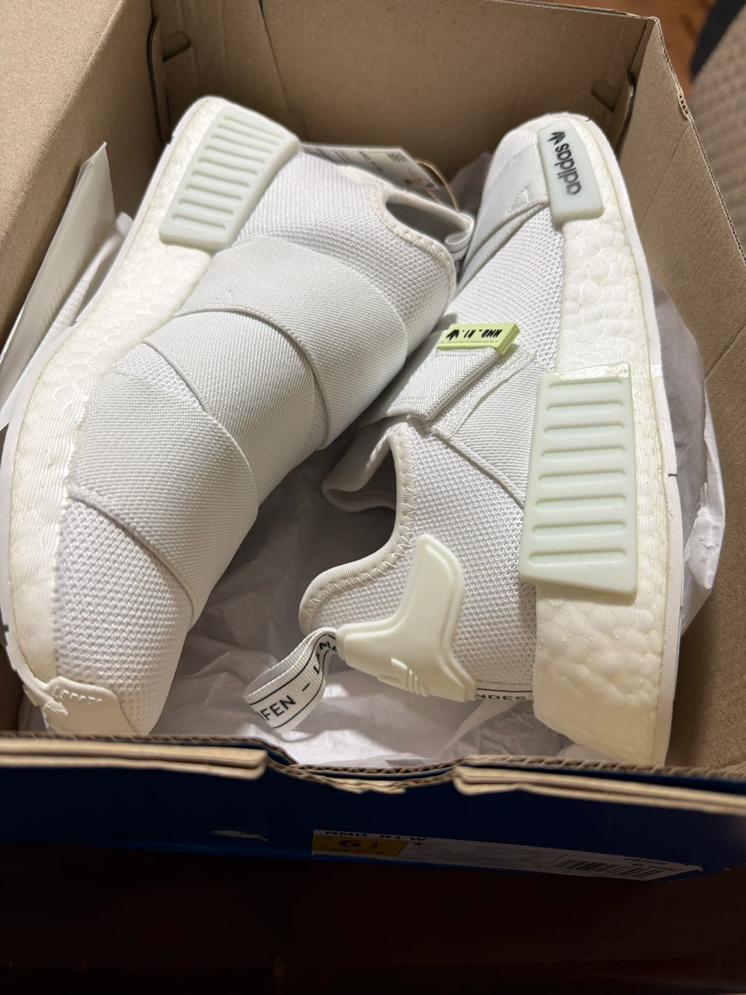 Adidas NMD_R1 W Women's Shoes White Size 6.5 - photo 5