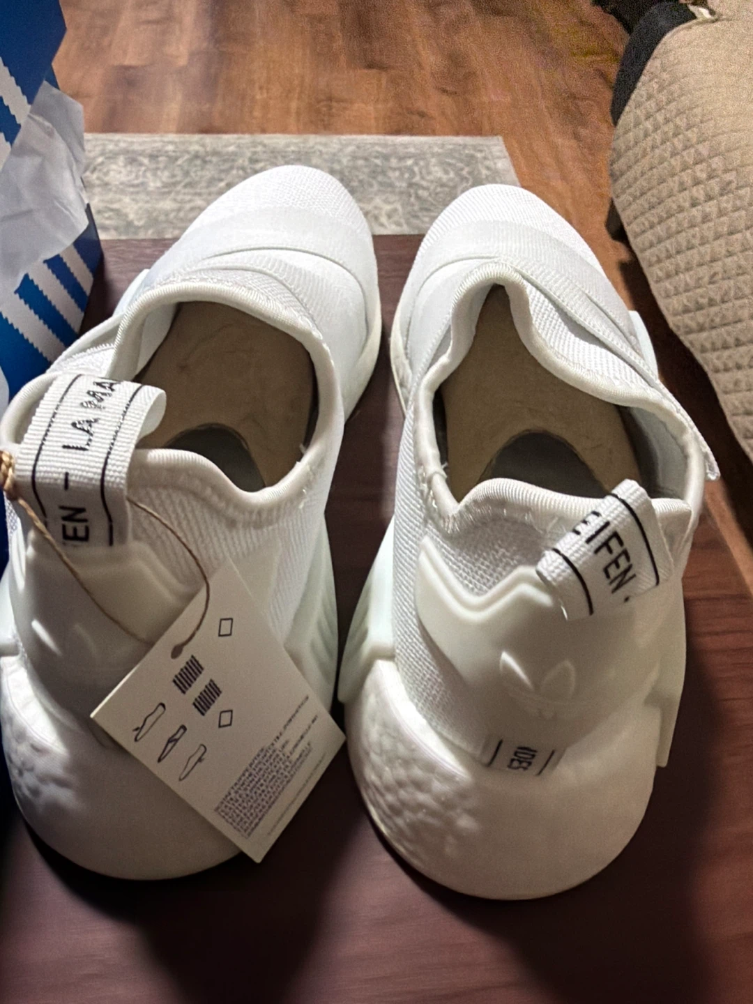 Adidas NMD_R1 W Women's Shoes White Size 6.5 - photo 3