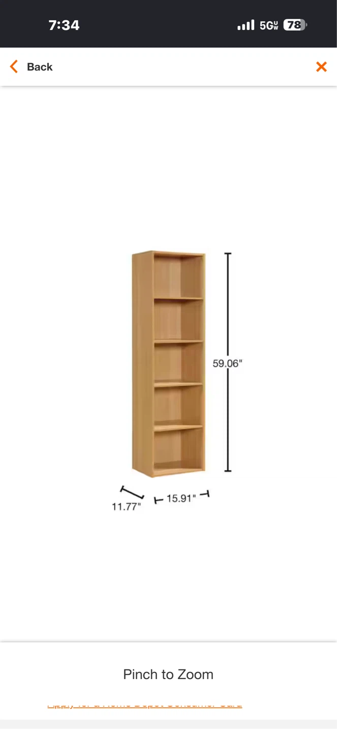 Wooden Bookshelf - photo 3