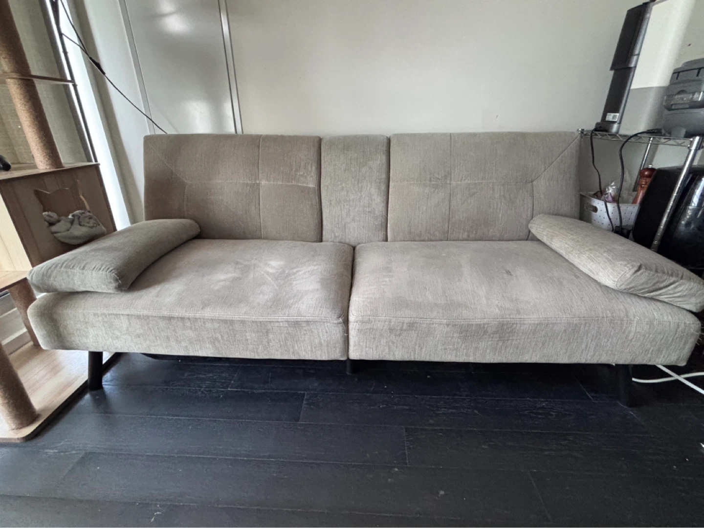 Futon Sofa Bed with Cup Holders - photo 2