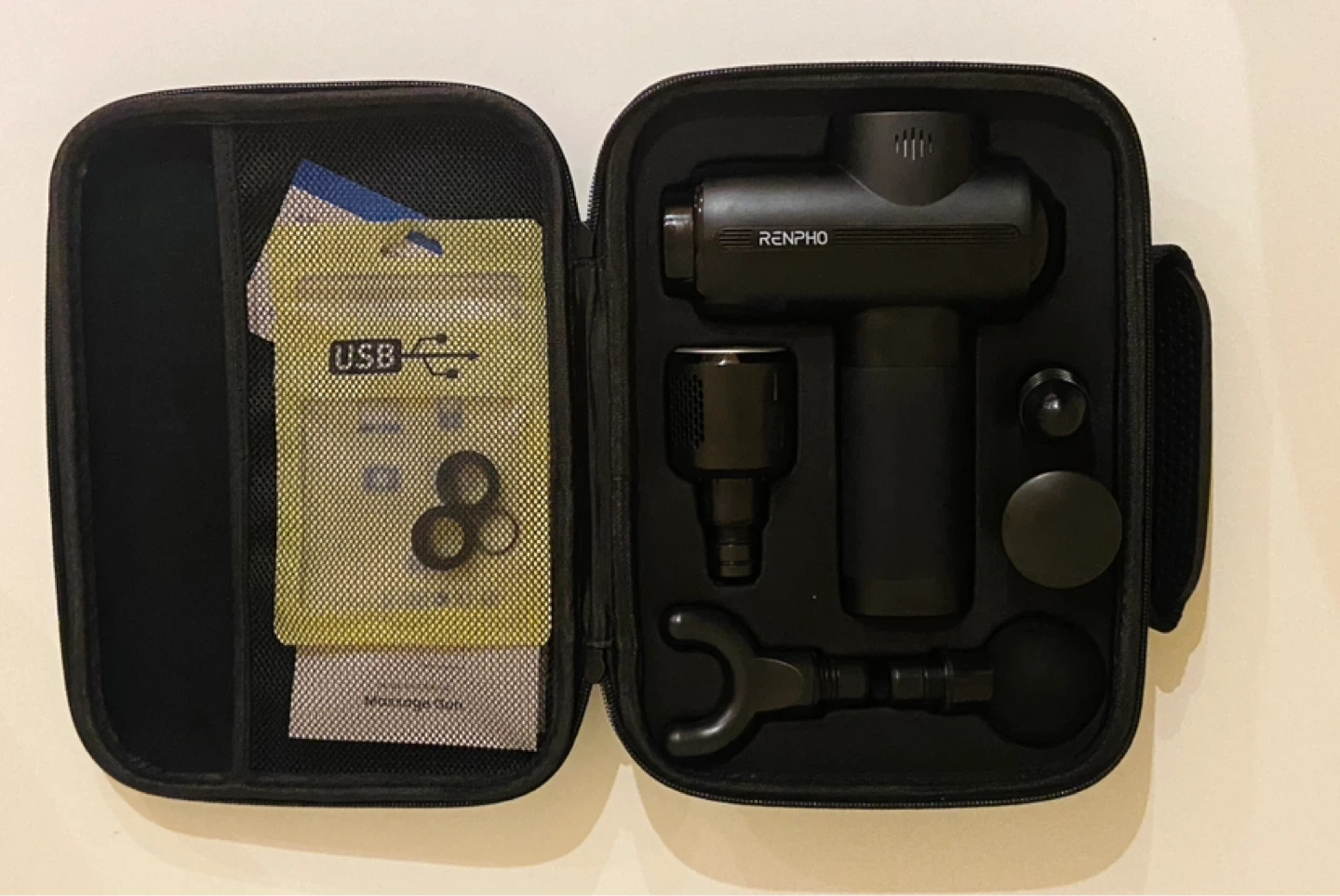 RENPHO Massage Gun with Case and Attachments