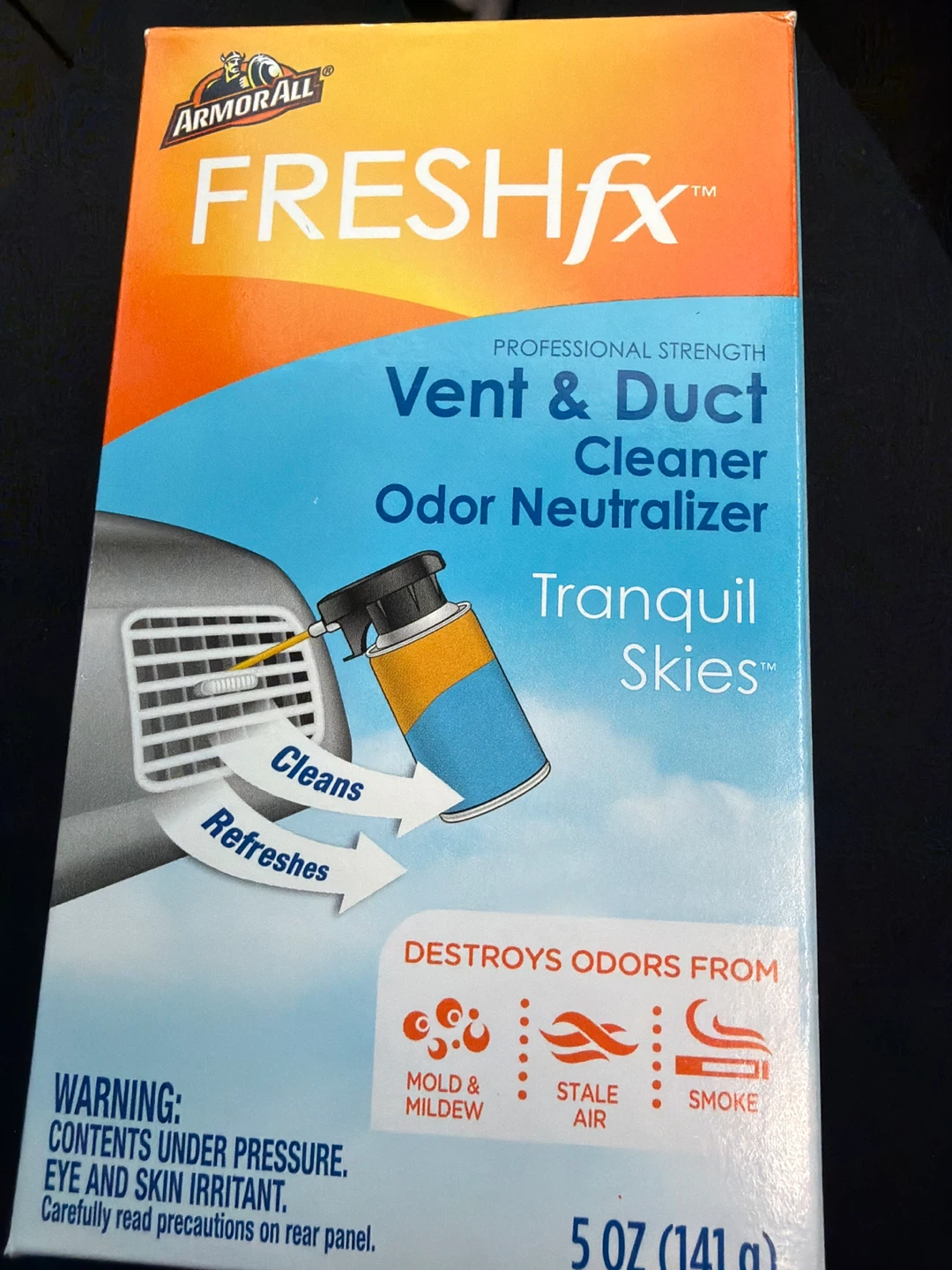 Armor All FreshFX Vent & Duct Cleaner Tranquil Skies 5 oz