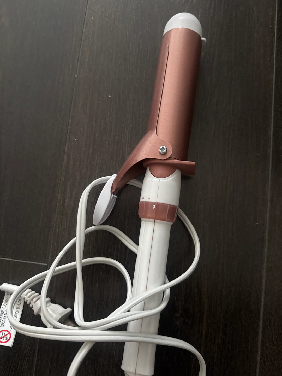 Rose Gold Curling Wand Hair Iron - photo 2
