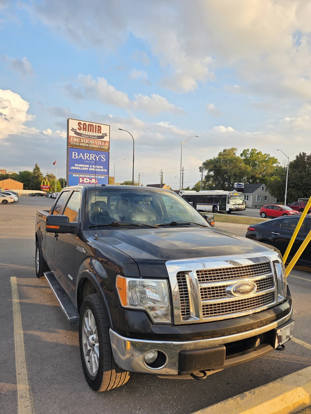 Black Ford F-150 Crew Cab 4x4 Pickup Truck - photo 4