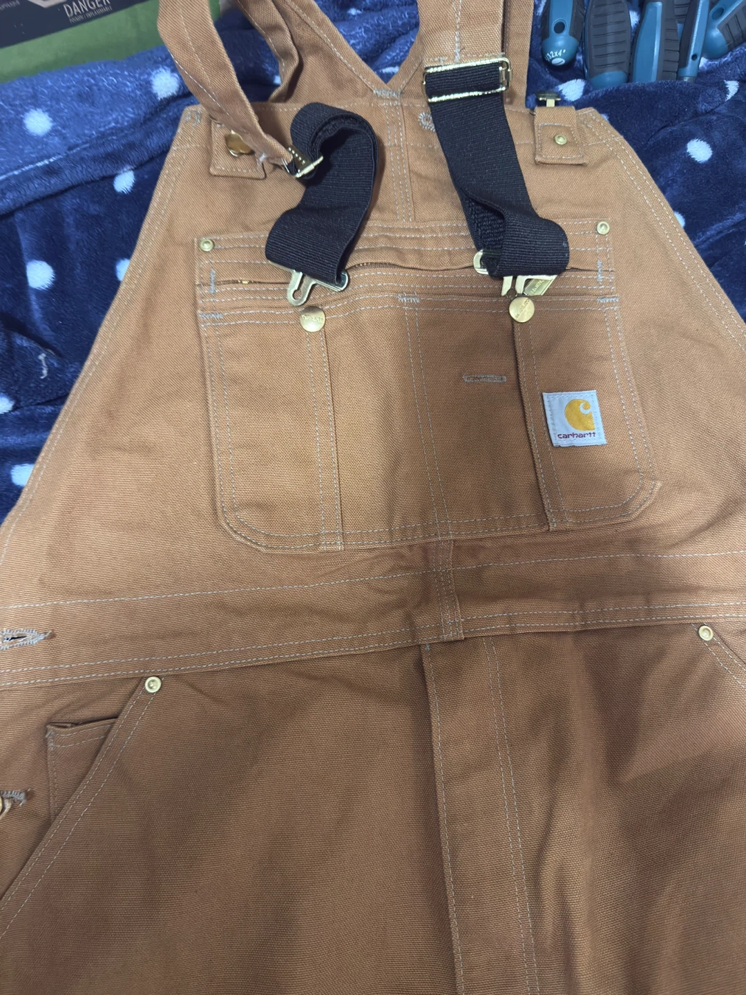 Carhartt Men's Loose Fit Overalls Size 36x32 - photo 3