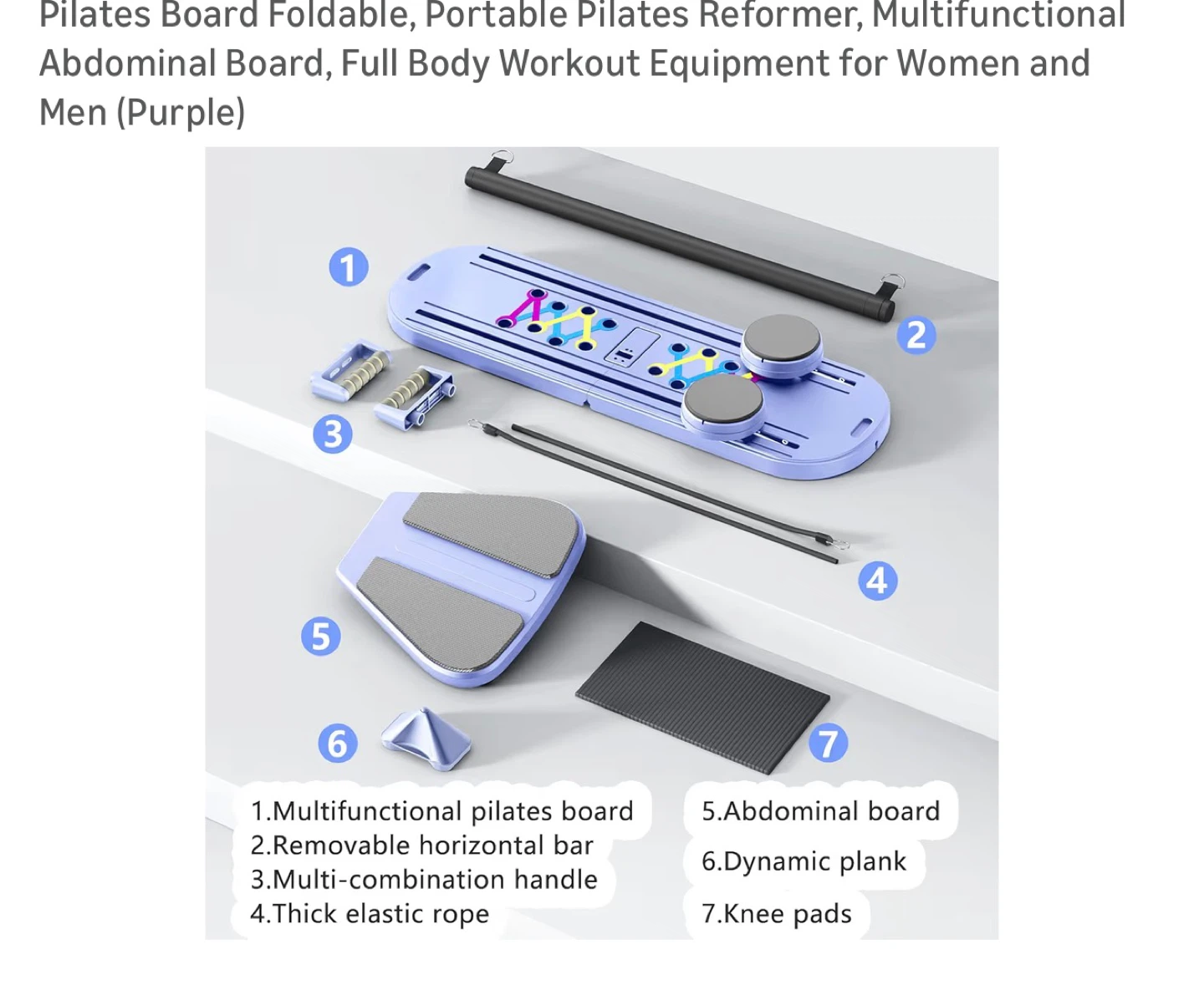 💜 Foldable Pilates Reformer Board – $50 💜 - photo 2
