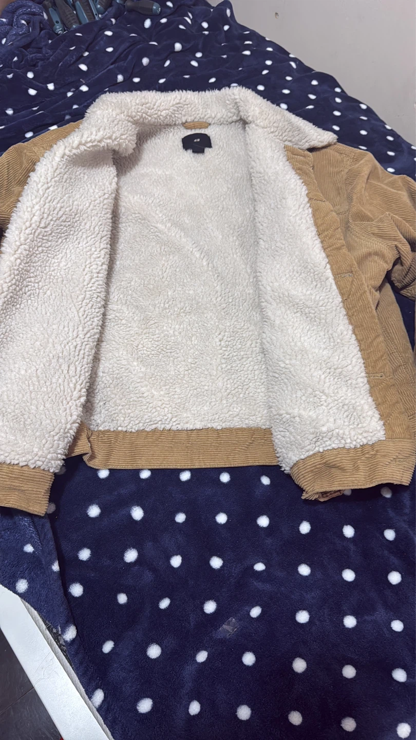 H&M Corduroy Sherpa Lined Jacket - photo 4