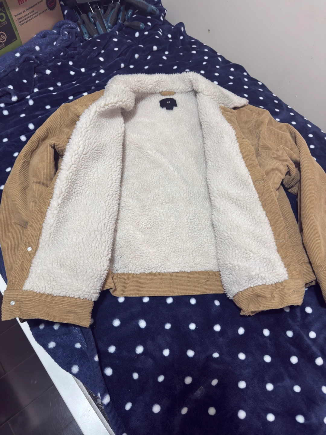 H&M Corduroy Sherpa Lined Jacket - photo 3