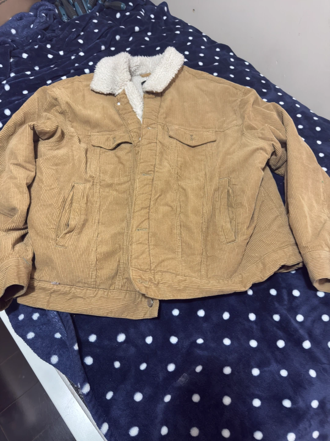H&M Corduroy Sherpa Lined Jacket - photo 2
