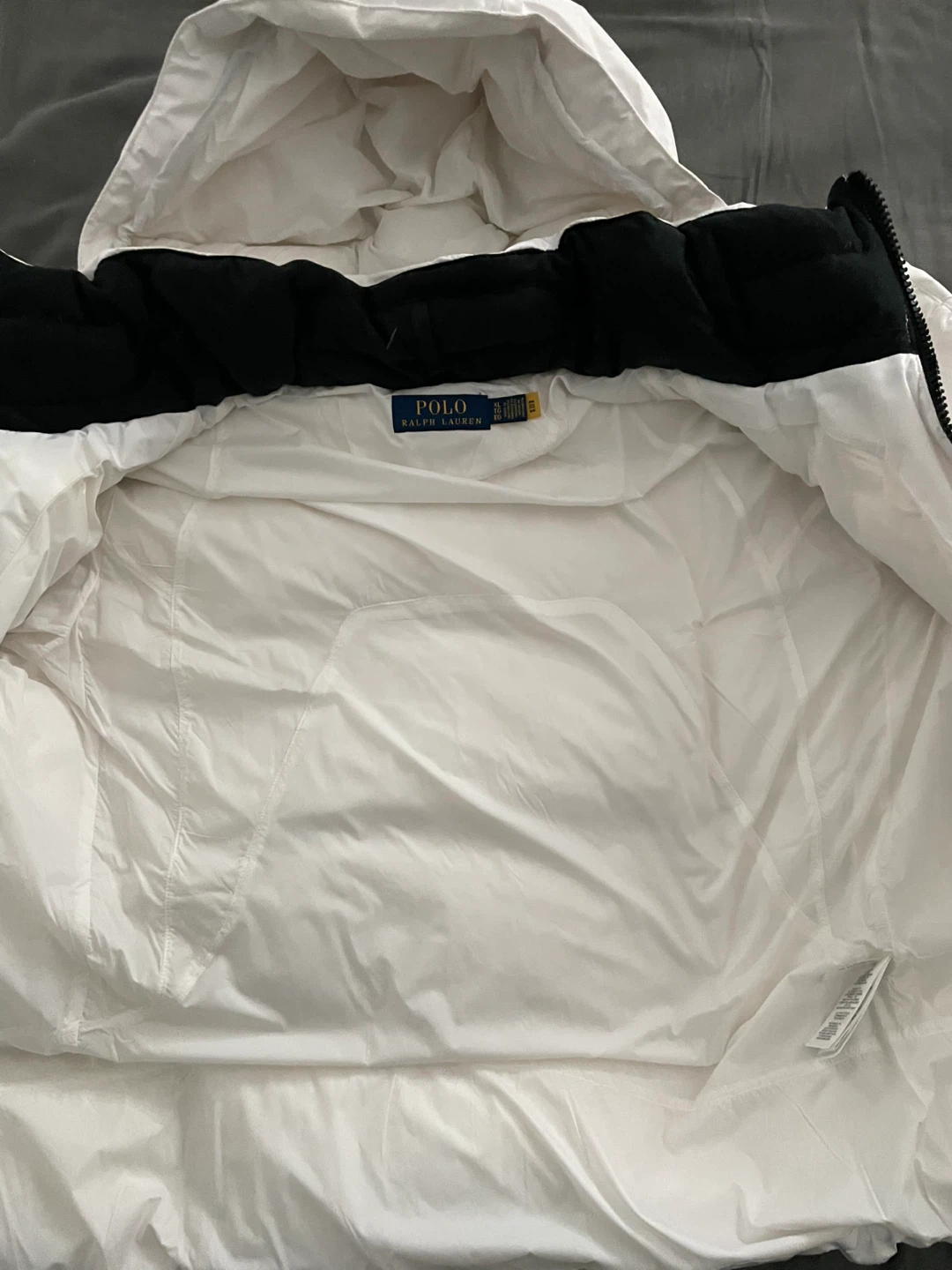 Ralph Lauren Polo White Puffer Jacket | Size XL | Brand New - photo 3