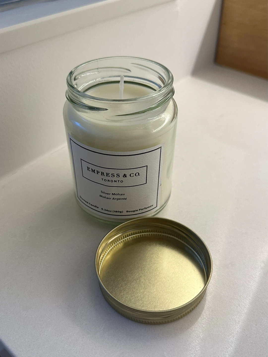 Empress & Co Silver Mohair scented candle