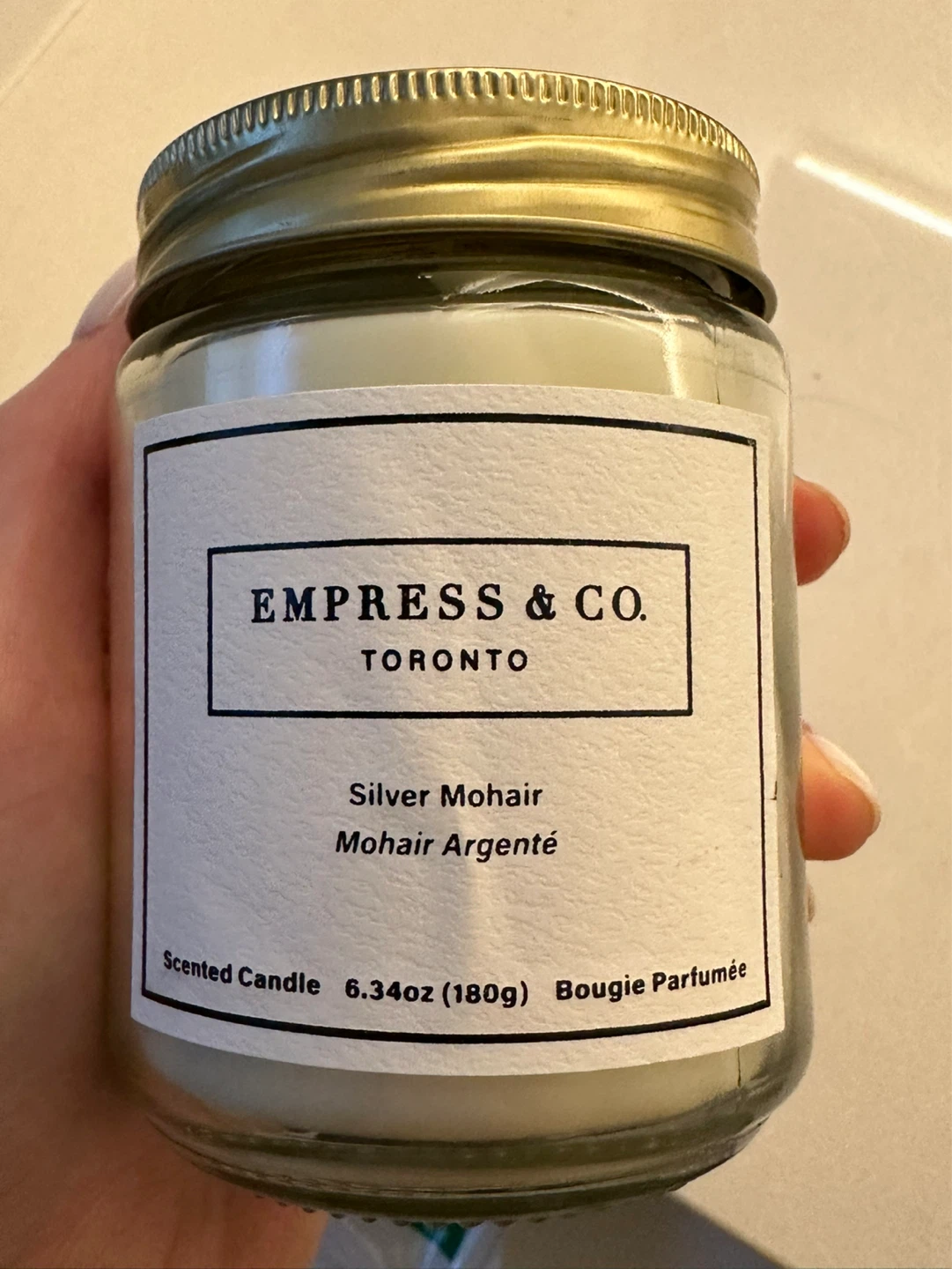 Empress & Co Silver Mohair scented candle - photo 2