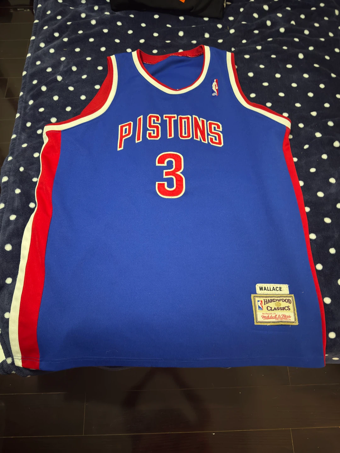 Mitchell & Ness Basketball Jersey - Pistons #3 Wallace - photo 4