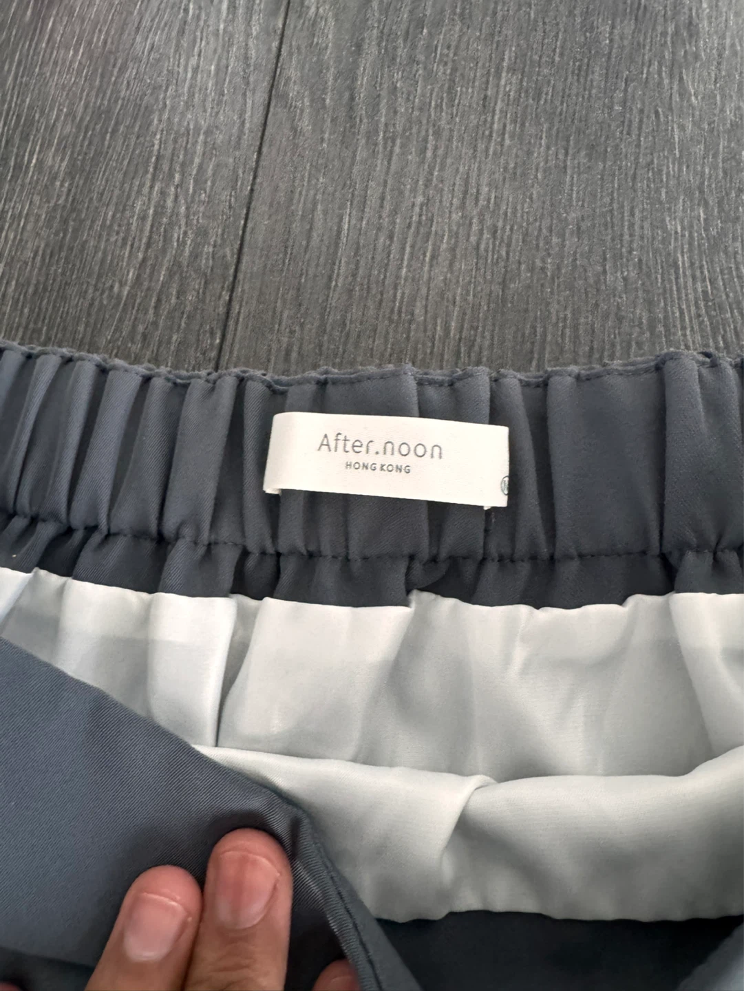 After.noon Wrap Skirt - Grey - photo 2